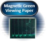 Magnetic Green Viewing Paper, Laminated, 6"x 6"