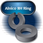 Alnico 8H - Ring, Ground, .375" OD x .093" ID x .125" THK (M)