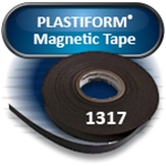 PLASTIFORM® 1317 Magnet Tape, 0.060"x .5"x100' with Adhesive (10 rolls/pkg)