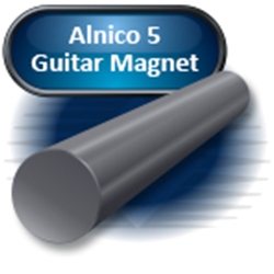 Alnico Round Bar Guitar Magnet, .189" x .625"