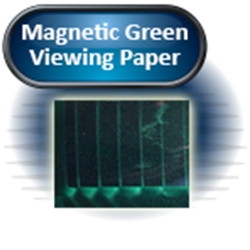 Magnetic Green Viewing Paper, Laminated, 3"x 4"